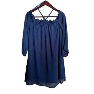 Xhilaration Blue Mini Dress Size Medium
